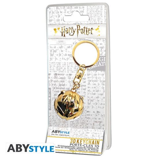 LLAVERO 3D ABYSTYLE HARRY POTTER SNITCH Llaveros