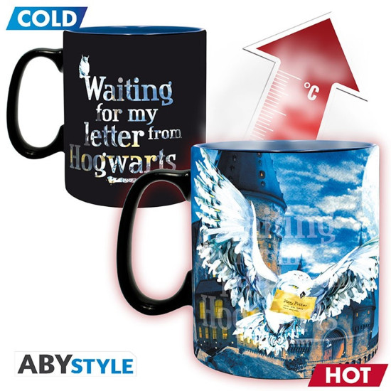 TAZA TERMICA ABYSTYLE HARRY POTTER CARTA Tazas y vasos