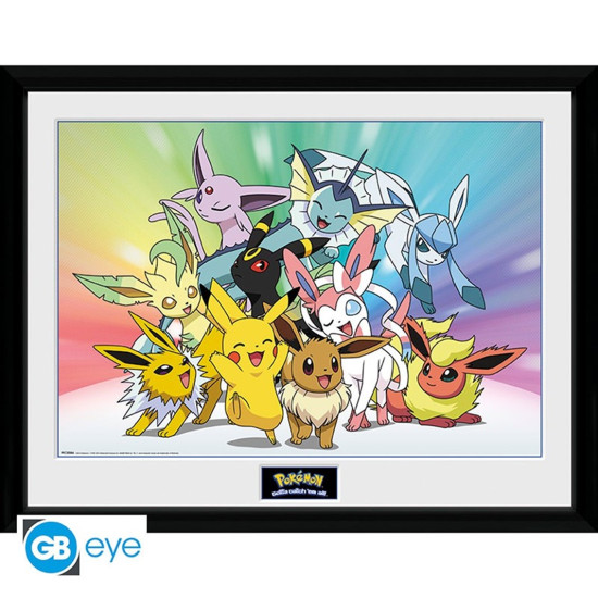 POSTER ENMARCADO GB EYE POKEMON EEVEE Libretas - posters y bolígrafos