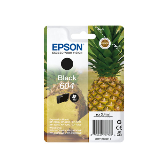 CARTUCHO EPSON 604 NEGRO C13T10G14010 XP2200 Consumibles impresión de tinta