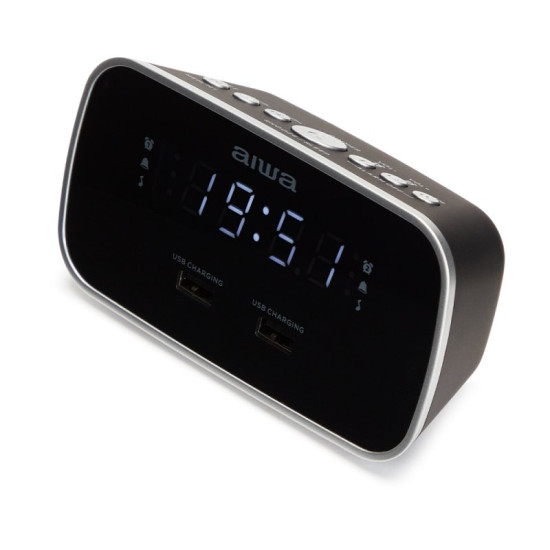 RADIO RELOJ DESPERTADOR AIWA CRU - 19 1.5W Radio -  radio despertador