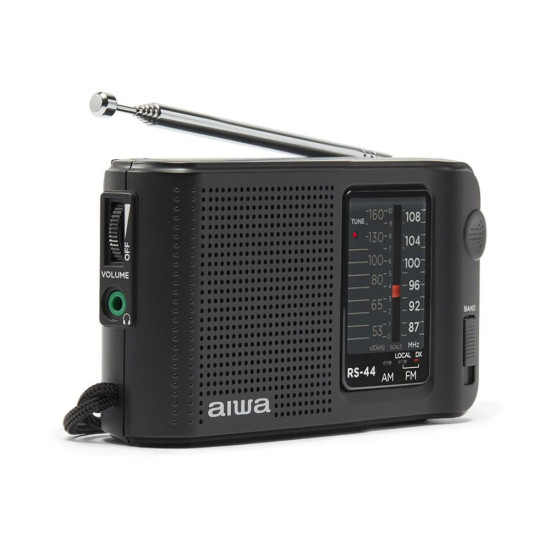 RADIO PORTATIL AIWA RS - 44 NEGRO Radio -  radio despertador