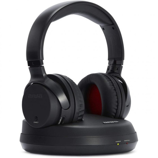 AURICULARES INALAMBRICOS AIWA WHF - 880 NEGRO + Auriculares