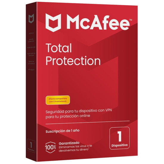 ANTIVIRUS MCAFEE TOTAL PROTECTION 1 DISPOSITIVO Antivirus