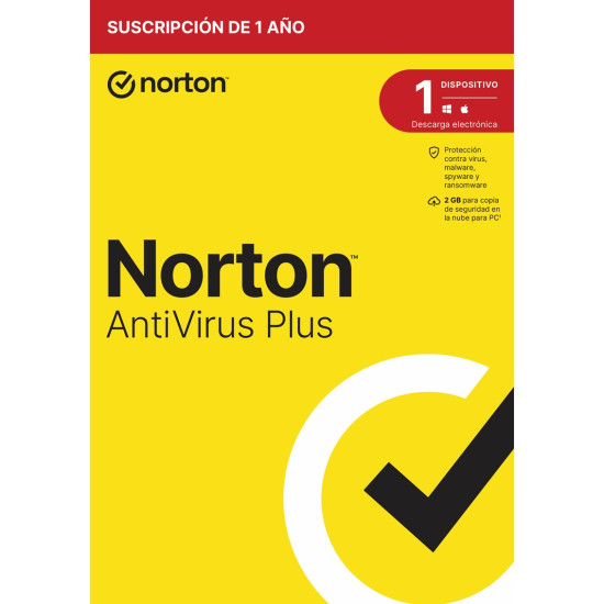 ANTIVIRUS NORTON ANTIVIRUS PLUS 2GB ESPAÑOL Antivirus