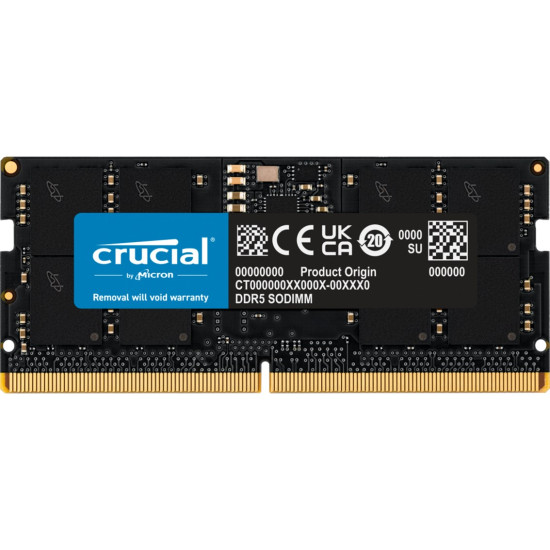 MEMORIA RAM DDR5 16GB CRUCIAL SODIMM Memorias ram