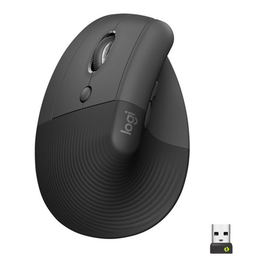 MOUSE RATON VERTICAL LOGITECH LIFT FOR Ratones