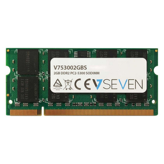 MEMORIA RAM V7 SODIMM 2GB DDR2 Memorias ram