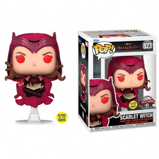 FUNKO POP MARVEL WANDAVISION GLOWS SCARLET Funkos