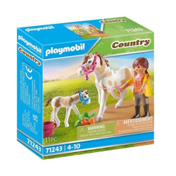 PLAYMOBIL COUNTRY -  CABALLO CON POTRO