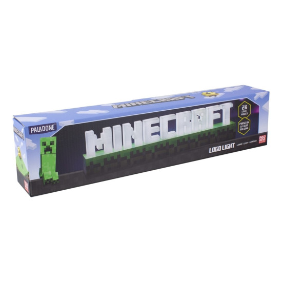 LAMPARA PALADONE MINECRAFT LOGO Lampara merchandising