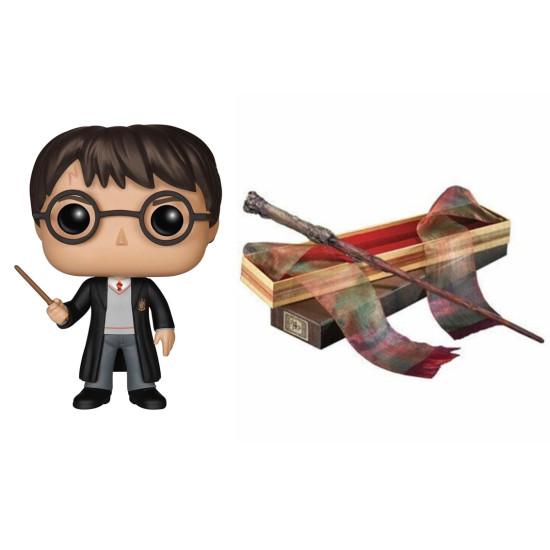 PACK FUNKO + VARITA HARRY POTTER Réplicas