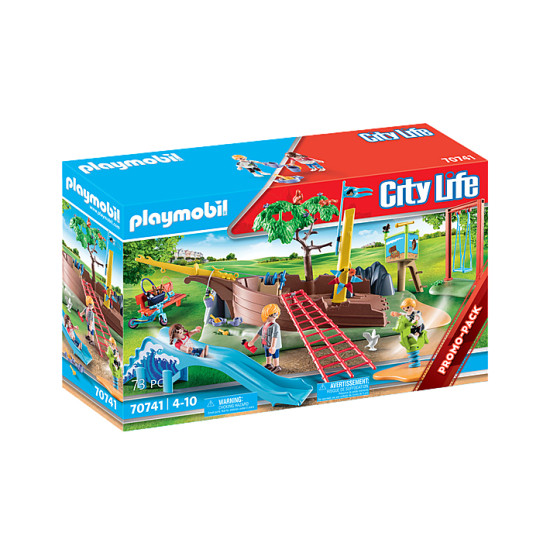 PLAYMOBIL CITY LIFE PARQUE AVENTURAS CON Playmobils