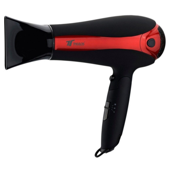 SECADOR PELO THULOS TH - HD2000 NEGRO ROJO Secadores de pelo