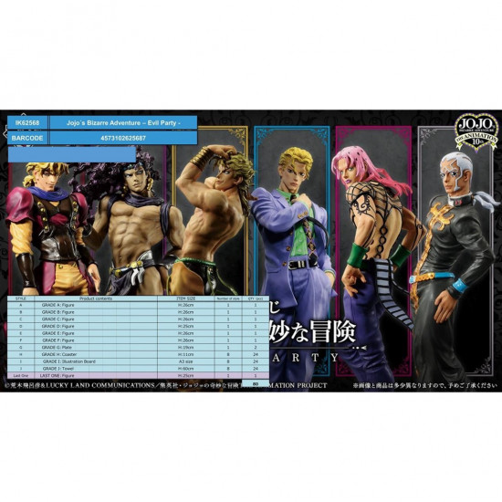 ICHIBAN KUJI BANPRESTO JOJO´S BIZARRE ADVENTURE Ichiban kuji