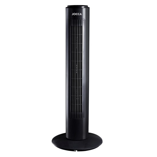 VENTILADOR TORRE JOCCA 73CM 45W NEGRO Ventiladores