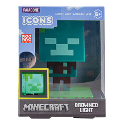 LAMPARA PALADONE ICON MINECRAFT DROWNED ZOMBIE