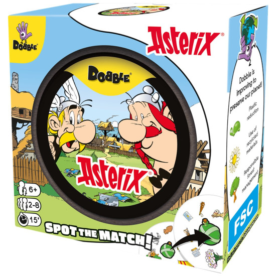 JUEGO MESA DOBBLE ASTERIX PEGI 7 Juegos de mesa