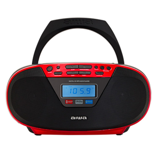 RADIO CD PORTATIL AIWA BBTU - 400RD 6W Radio -  radio despertador