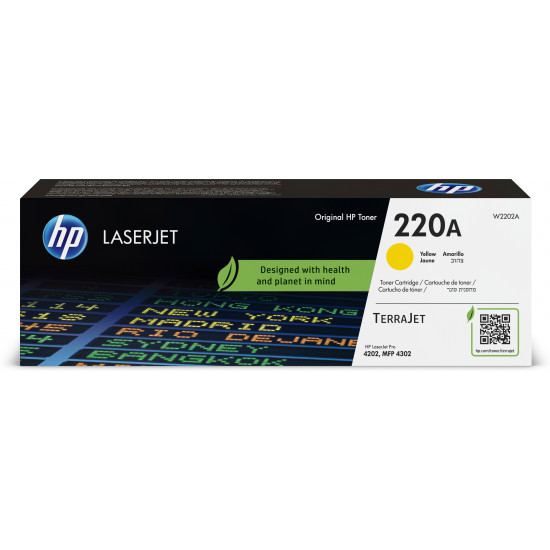 TONER HP 220A W2202A AMARILLO Consumibles impresión láser