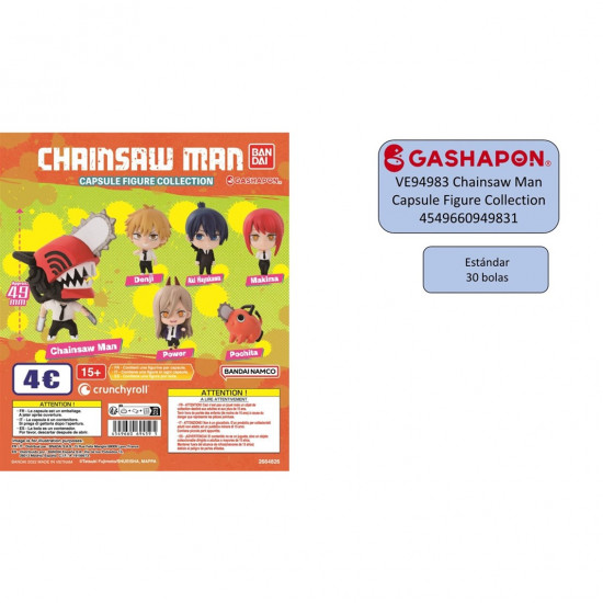 SET GASHAPON FIGURAS BANDAI LOTE 30 Figuras