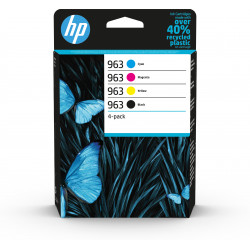 PACK HP 4 CARTUCHOS 963 NEGRO