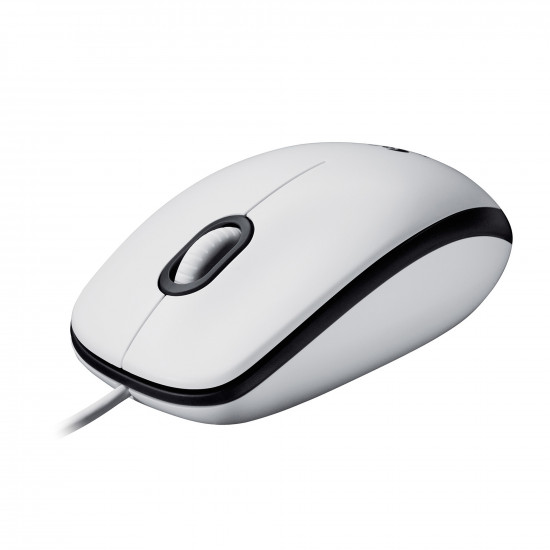 MOUSE RATON LOGITECH M100 BLANCO USB Ratones