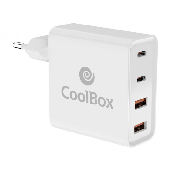 CARGADOR USB PARED COOLBOX 100W 2 Cargadores para móviles