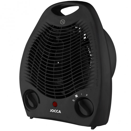 CALEFACTOR JOCCA 2000W NEGRO Calefacción