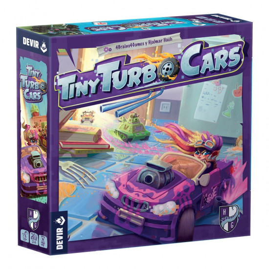 JUEGO MESA DEVIR TINY TURBO CARS Juegos de mesa