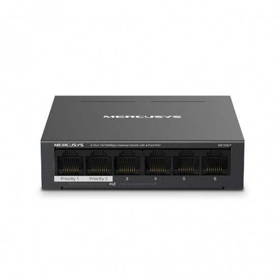 SWITCH MERCUSYS MS106LP 6 PUERTOS 10 Switch