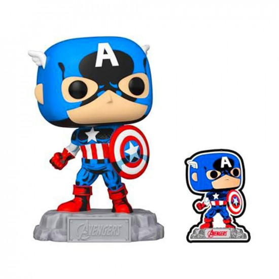 FUNKO POP MARVEL A60 - COMIC CAPITAN AMERICA Funkos