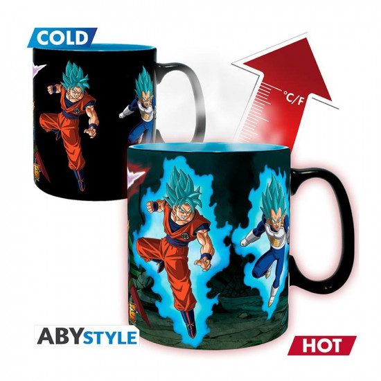 TAZA ABYSTYLE DRAGON BALL SUPER SAIYANS Tazas y vasos