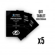 LAMINAS PROTECCION FRONTALES QCHARX TABLET PRIVACIDAD