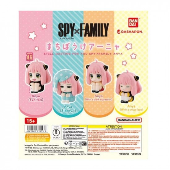 SET GASHAPON 30 ARTICULOS SPY X Figuras