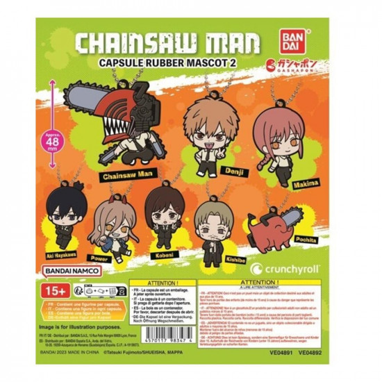 SET GASHAPON LOTE 40 ARTICULOS CHAINSAW Figuras