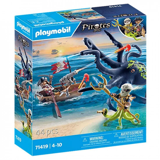 PLAYMOBIL BATALLA CON PULPO GIGANTE Playmobils