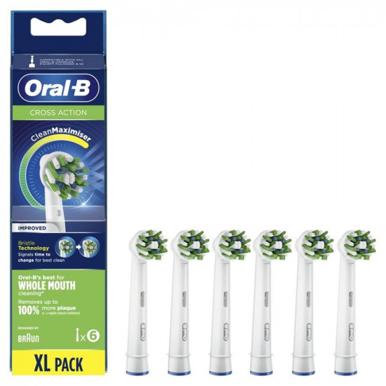 PACK 6 CABEZALES RECAMBIOS BRAUN ORAL - B Cuidado personal