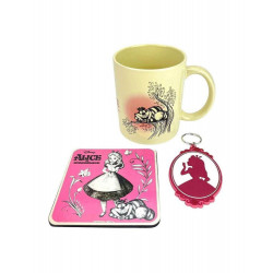 SET TAZA POSAVASOS Y LLAVERO DISNEY