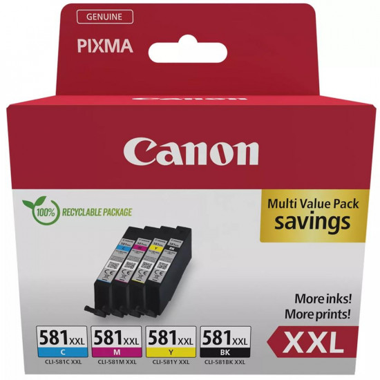 CARTUCHO TINTA CANON CLI - 581XXL NEGRO CIAN Consumibles impresión de tinta