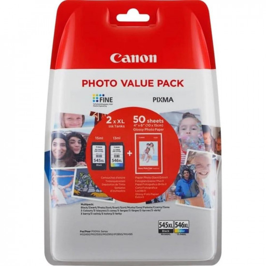 MULTIPACK CANON PG 545 XL+ CL Consumibles impresión de tinta