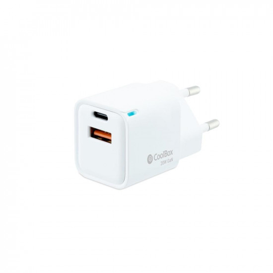 CARGADOR USB PARED COOLBOX 20W USB Cargadores para móviles