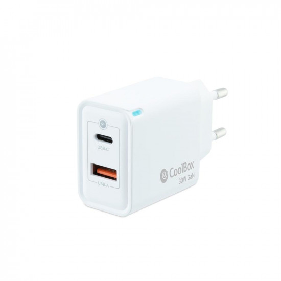 CARGADOR USB PARED COOLBOX 30W USB Cargadores para móviles