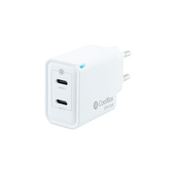 CARGADOR USB PARED COOLBOX 35W 2