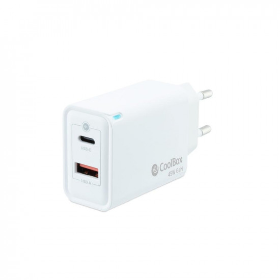 CARGADOR USB PARED COOLBOX 45W USB Cargadores para móviles