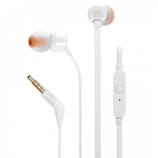 AURICULARES INTRAUDITIVOS JBL T160 WHITE Auriculares