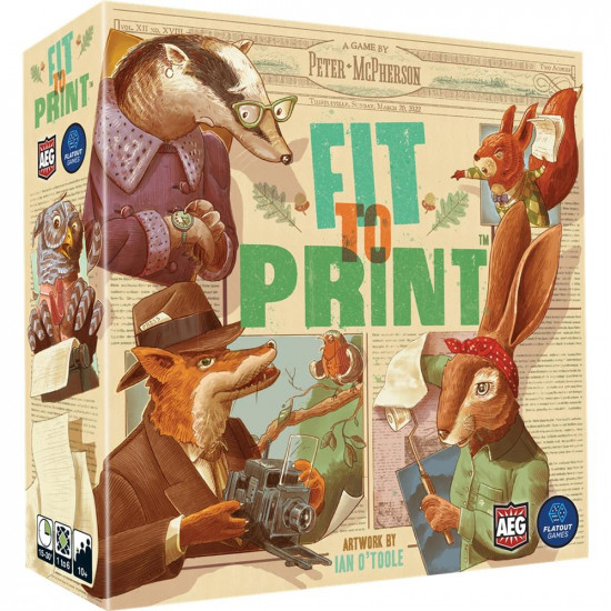 JUEGO MESA FIT TO PRINT INGLES Juegos de mesa