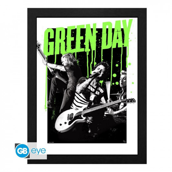 IMPRESION ENMARCADA GB EYE GREEN DAY Libretas - posters y bolígrafos