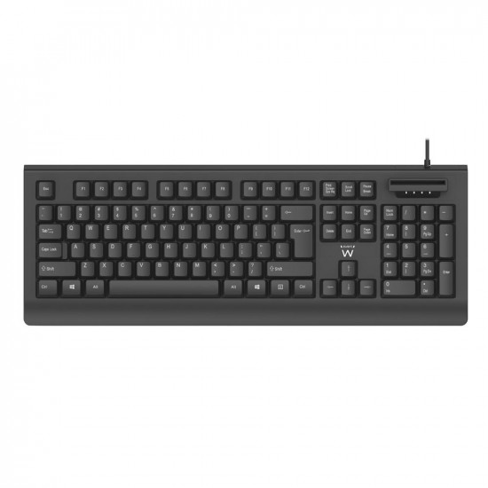 TECLADO EWENT EW3286 USB + LECTOR Teclados