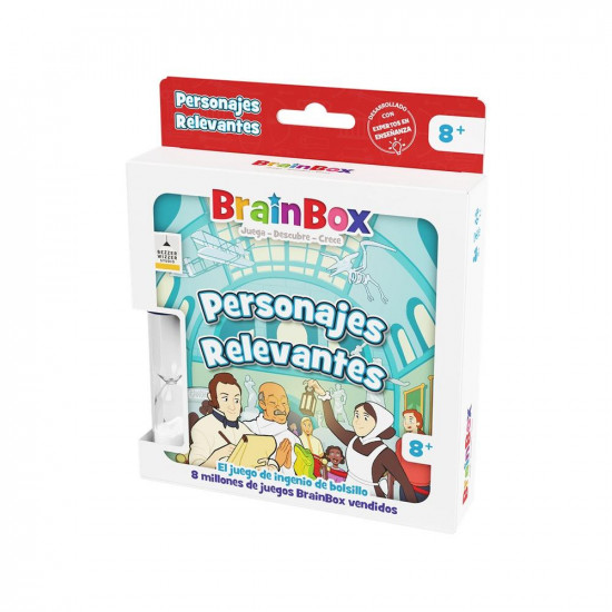 JUEGO MESA BRAINBOX POCKET PERSONAJES RELEVANTES Juegos de mesa